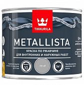 Купить Краска Tikkurila Metallista по ржавчине глянцевая серая 0,4 л по низкой цене
