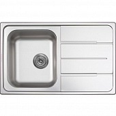 Купить Мойка Zigmund & Shtain Rechteck 790.8 кухонная стальная Лен по низкой цене