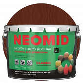 Купить Пропитка Neomid Bio Color Classic для древесины Махагон 9 л по низкой цене