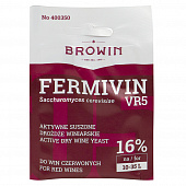 Купить Дрожжи для вина FERMICRU VR5 для красных вин крепость 15 % 7 г по низкой цене