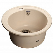 Купить Мойка GranFest Rondo GF-R450 кухонная композитная белая D443 мм по низкой цене