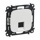 Купить Розетка Legrand Valena Allure 753740 RJ45 компьютерная оконечный одноместный белый по низкой цене