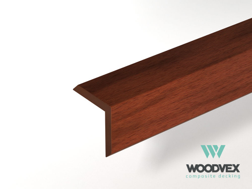 Купить L-профиль Woodvex Colorite Вишня 4000х40х40 для наружной отделки дома по низкой цене