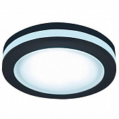 Купить Светильник Gauss Backlight BL107 черный Gu5.3 5W Led 4000K встраиваемый по низкой цене