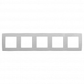 Купить Рамка ЭРА 5 постов белая по низкой цене