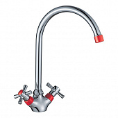 Купить Смеситель Decoroom для кухни DR46028-Red по низкой цене