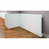 Деревянный, металлический, пластиковый напольный плинтус.