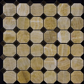 Купить Мозаика Natural Octagon M073+M076-BP из оникса и мрамора по низкой цене