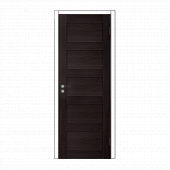 Купить Дверное полотно Olovi  "Аризона" М7, глухое, с притв., венге, экошпон, замок 2014, 620x40х2000 мм по низкой цене