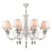 Купить Люстра Maytoni Adelia ARM540-08-W белая E14 8х40W 220V подвесная по низкой цене