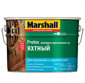 Купить Лак Marshall Protex Яхтный алкидно-уретановый глянцевый 9 л по низкой цене
