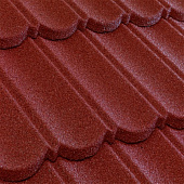 Купить Черепица Metrotile Metrobond композитная красная по низкой цене