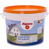 Купить Краска Alpina Надежная фасадная матовая 2,5 л по низкой цене
