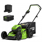 Купить Газонокосилка Greenworks 60V GD60LM46HPK4 аккумуляторная по низкой цене