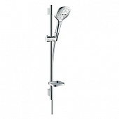 Купить Гарнитур Hansgrohe Raindance Select E 120 EcoSmart 26622400 душевой хром/белый по низкой цене