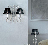 Купить Бра Masiero IlCristallo A2 G04 / ORG/16/BK Swarovski elements по низкой цене