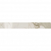 Купить Бордюр Atlas Concorde Supernova Marble Calacatta Gold Listello Lappato из керамогранита 590х73 мм по низкой цене