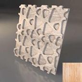 Купить Стеновая 3D панель Relieffo Stones (Лиственница) Д007БР 600х600х30 мм по низкой цене