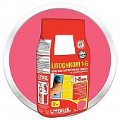Купить Затирка Litokol Litochrom 1-6 C630 красный чили цементная для швов 2 кг по низкой цене
