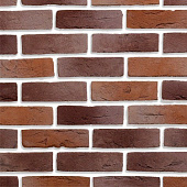 Купить Кирпич KR Professional Старый декоративный кирпич 36570 тычковый оранжево-коричневый по низкой цене