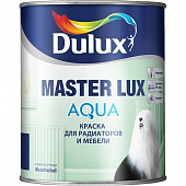 Купить Эмаль Dulux Master Lux Aqua 40 акриловая для радиаторов и мебели база BW полуглянцевая 1л по низкой цене