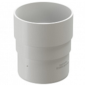 Купить Соединитель трубы Docke ПВХ Standard D120/80 мм белый по низкой цене
