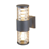 Купить Светильник Elektrostandard 1407 Techno Е27 2х60 Вт серый садово-парковый по низкой цене