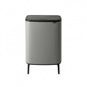 Купить Бак Brabantia Touch Bin Bo Hi мусорный, минерально-серый, 2х30 л по низкой цене