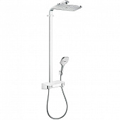 Купить Стойка Hansgrohe Raindance Select E 360 EcoSmart 27287000 душевая по низкой цене