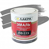Купить Эмаль Лакра ПФ-115 серая 1 кг по низкой цене