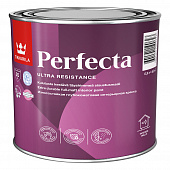 Купить Краска моющаяся акриловая износостойкая TIKKURILA Perfecta белая 0,9 л по низкой цене