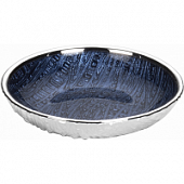 Купить Салатник Argenesi Infinity Night Blue, стекло, серебро 999, D 13 см по низкой цене
