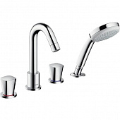 Купить Смеситель Hansgrohe Logis 71314000 на борт ванны по низкой цене