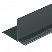 Купить Угол Docke внутренний фасадный Графитовый 3050 мм по низкой цене