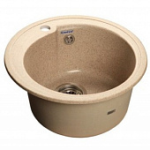 Купить Мойка GranFest Rondo GF-R450 кухонная композитная песочная D443 мм по низкой цене