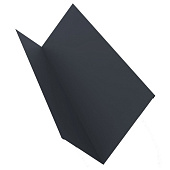 Купить Планка примыкания Grand Line Quarzit lite RAL 7024, 250х150 мм по низкой цене