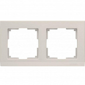 Купить Рамка Werkel Stark WL04-Frame-02 Слоновая кость двухместная по низкой цене