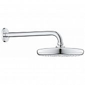 Купить Душ Grohe Tempesta 210 26411000 верхний с душевым кронштейном по низкой цене
