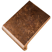 Купить Ступень Gres de Aragon Castano Peldano Castano клинкерная фронтальная 330х330 мм по низкой цене