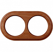 Купить Рамка Werkel Legend WL15-frame-02 итальянский орех двухместная по низкой цене