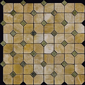 Купить Мозаика Natural Octagon M073+M068-DP9 из оникса и мрамора по низкой цене
