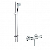 Купить Набор Hansgrohe Croma 100 Vario 27035000 душевой с термостатом по низкой цене