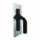 Купить Гладилка Biber нержавеющая, 130х270 мм, зубчатая, 6 мм по низкой цене