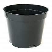 Купить Горшок пластиковый технологический черный d17 см 2 л по низкой цене
