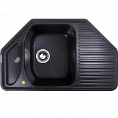 Купить Мойка Zigmund & Shtain ECKIG 800 кухонная гранитная Темная скала по низкой цене