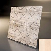 Купить Стеновая 3D панель Relieffo Ganteli (Береза) Д045БР 600х600х30 мм по низкой цене
