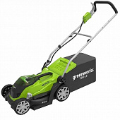 Купить Газонокосилка Greenworks G40LM35 аккумуляторная без аккумулятора и зарядного устройства по низкой цене