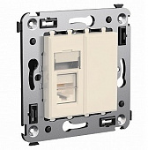 Купить Розетка DKC 4405463 Avanti RJ-45 5e компьютерная одноместный Ванильная дымка по низкой цене
