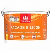 Купить Краска Tikkurila Facade Silicon база VVA фасадная глубокоматовая 9 л по низкой цене