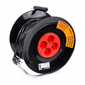 Купить Удлинитель PROconnect Standart 11-7605 4 розетки с заземлением ПВС 3х1 2200 Вт силовой на катушке 30 м по низкой цене